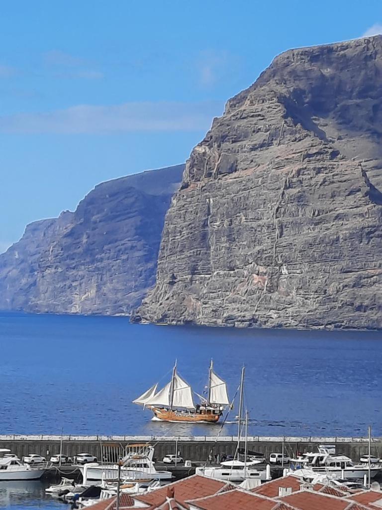 Amazing View Los Gigantes & La Gomera Apartamento Acantilado de los Gigantes Exterior foto